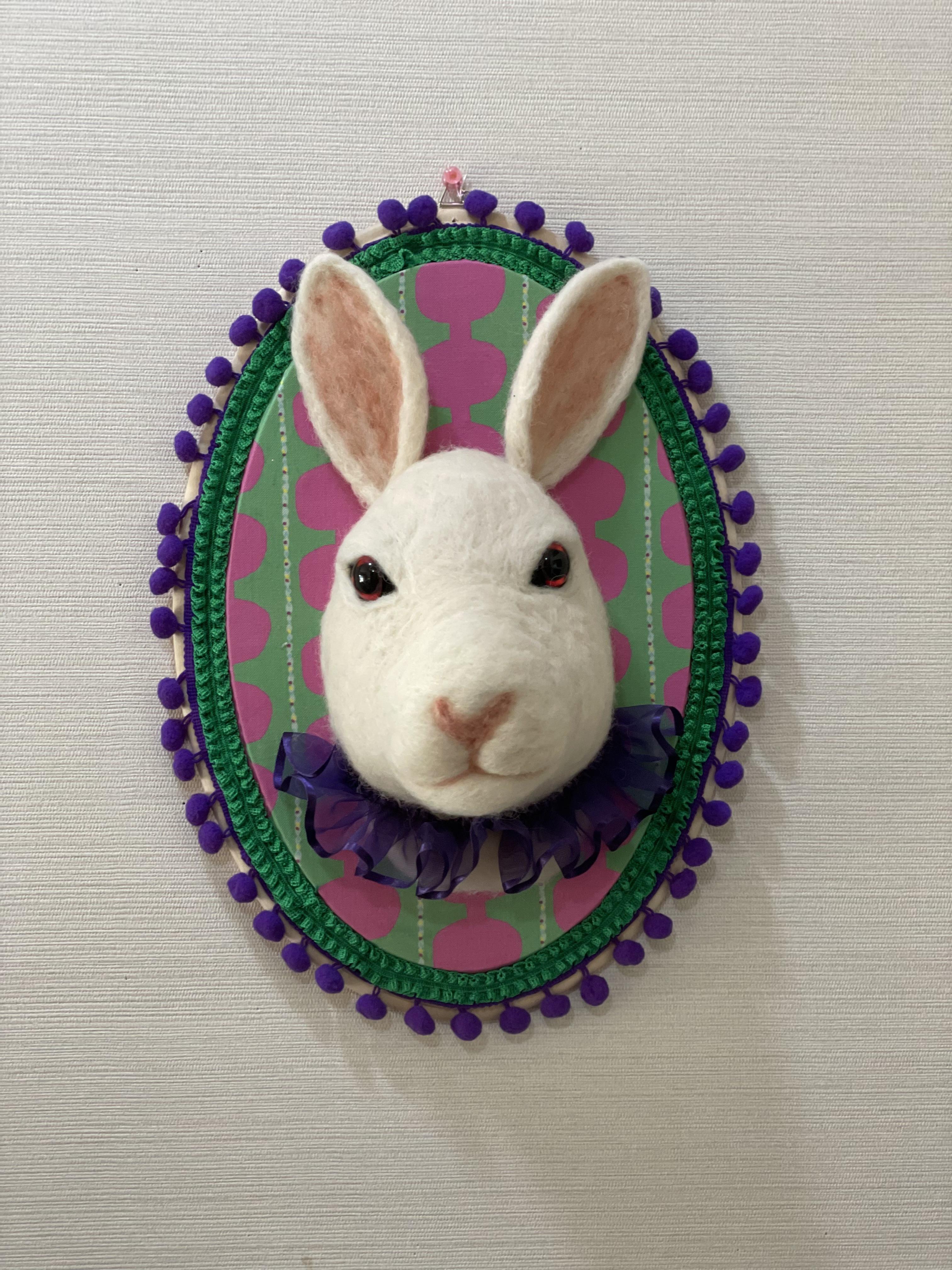 ウサギ・壁掛け（受注製作）