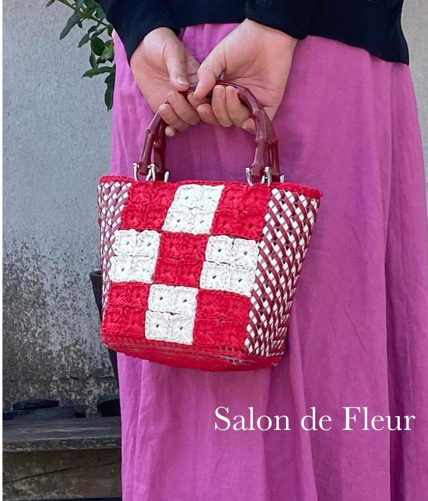花編みのトートバッグ(Flower.small)