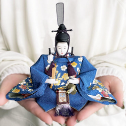 受注製作】手のひらサイズの金彩お雛様。ご自身でアレンジ