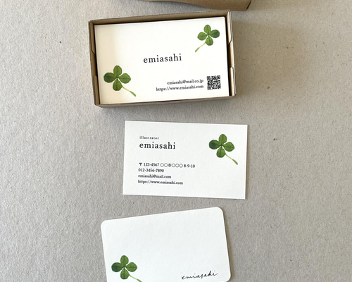 【MZ-1~4】＊アクセサリー台紙　＊名刺　＊ショップカード　etc… アクセサリー台紙 名刺 ショップカード 制作いたします | 上質きれいな