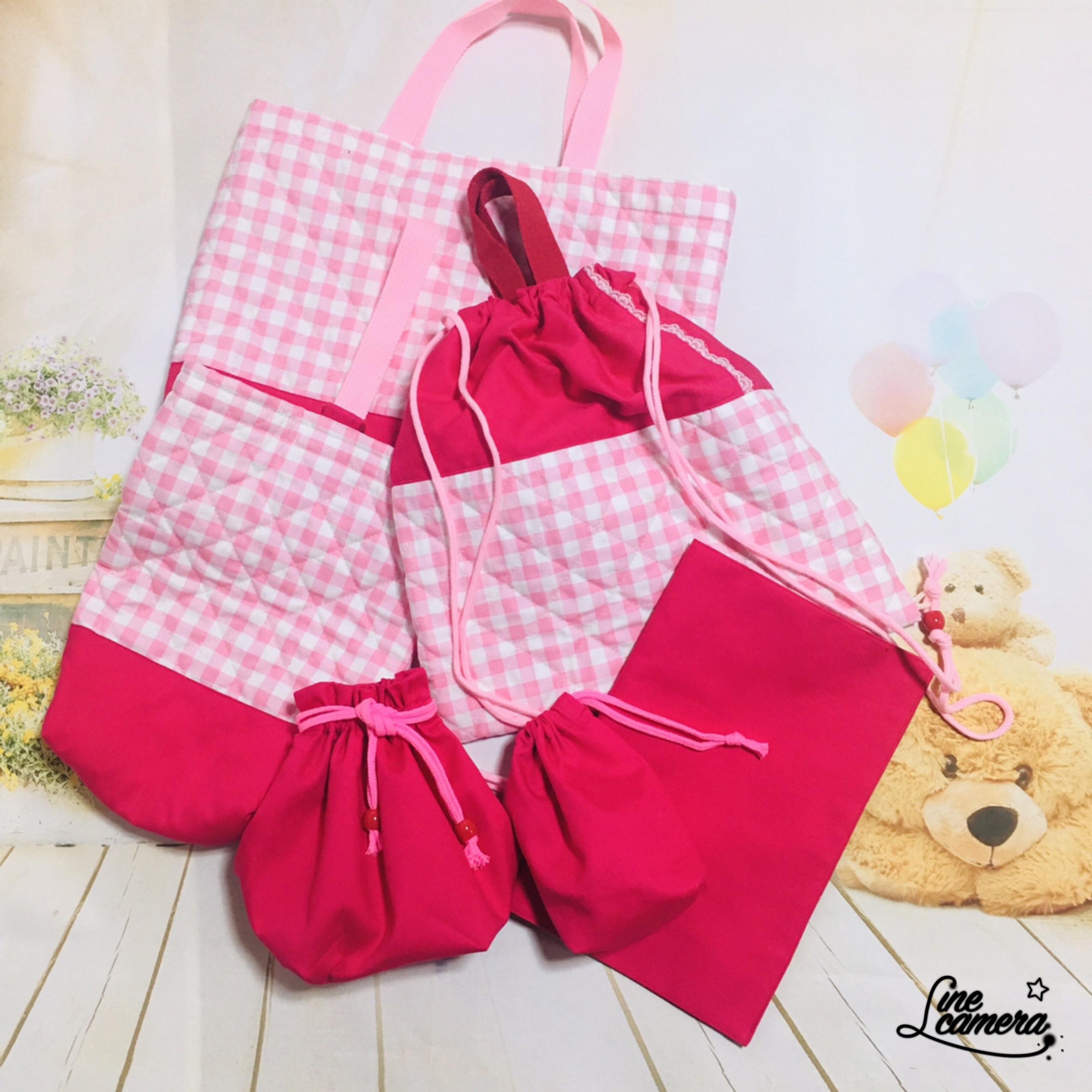 入園入学レッスンバック、袋物6点セット 6,162円