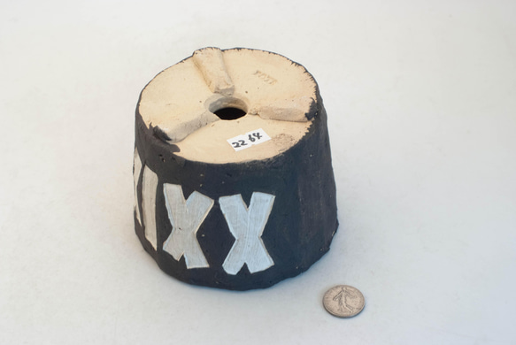 陶器製（3号ポット相当） #多肉植物 の欲しがる植木鉢 SSLLcdd-XXIX(29)-2264ブラック 3枚目の画像