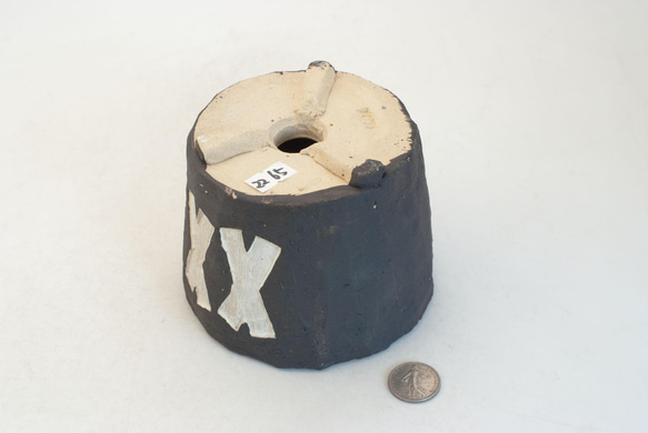 陶器製（3号ポット相当） #多肉植物 の欲しがる植木鉢 SSLLcdd-XXIX(29)-2265ブラック 3枚目の画像