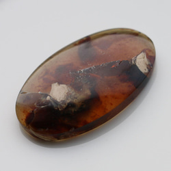 26.3ｃｔ　天然石　琥珀　アンバー　オーバル　カボション　 4枚目の画像