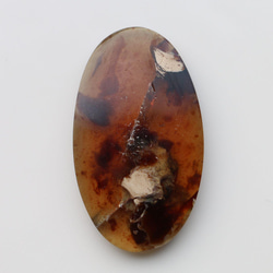 26.3ｃｔ　天然石　琥珀　アンバー　オーバル　カボション　 1枚目の画像