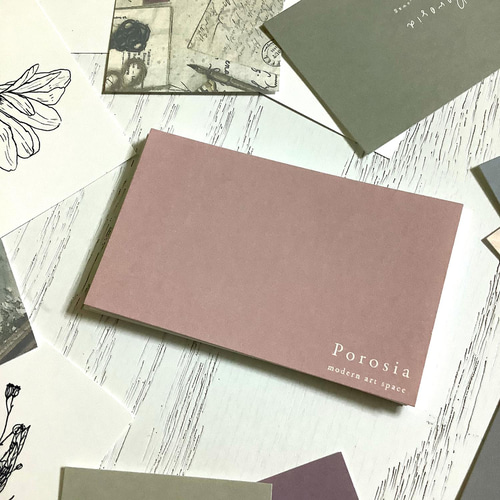 くすみ系ニュアンスカラー＃36アクセサリー台紙／ピアス台紙／ショップ