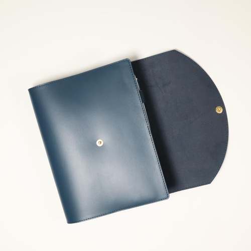 ご確認用　牛革 薔薇型押しネイビー　A5 システム手帳　本革　手帳カバー ご確認用 牛革 薔薇型押しネイビー A5 システム手帳 本革 手帳カバー