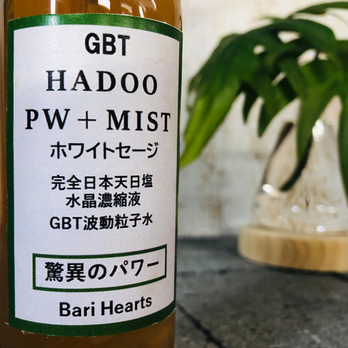 GBT波動粒子水 ホワイトセージ 123ml 驚異のGBT波動粒子水 ホワイトセージ 123ml 浄化スプレー その他雑貨