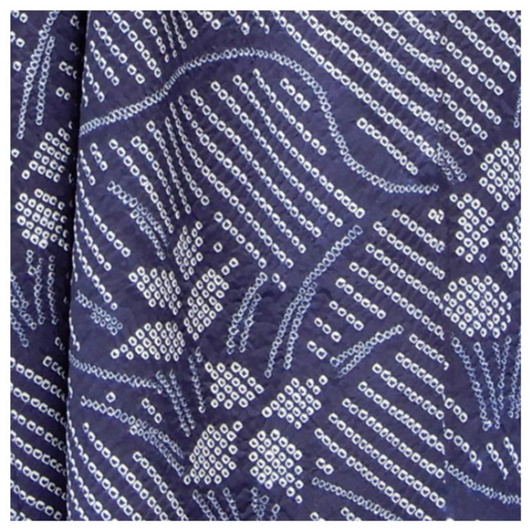 着物リメイク　絞りのチュニックワンピースとボレロのセットアップ /ゆったり目のL   kimono　 2枚目の画像