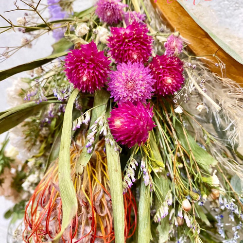 ドライフラワースワッグ ネイティブ系 スワッグ ドライフラワー