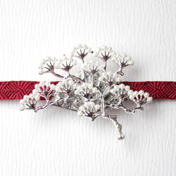 ○帯留 松○silver 帯留め uzuz works 通販 13353820｜Creema(クリーマ)