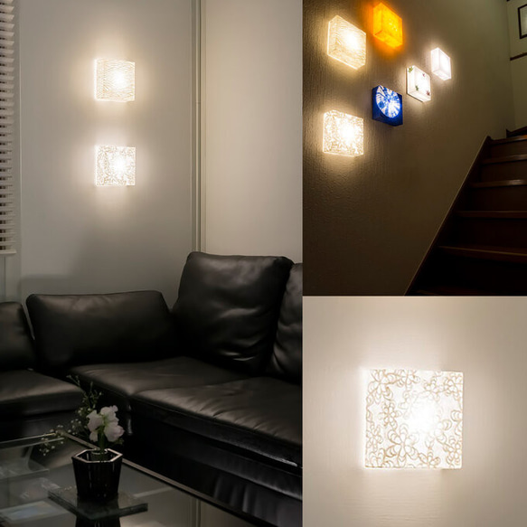 ガーデニアの灯り　ブラケット照明　電池式　コードレス 5枚目の画像