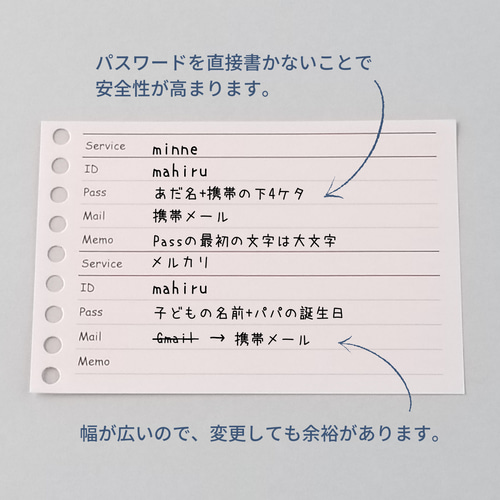 色で分けて上手に管理♪パスワードノート ノート Suzy Hark 通販