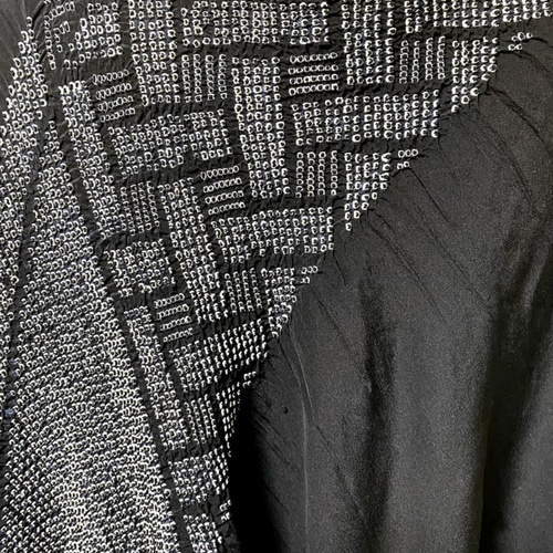 兵児帯リメイク ドレープワンピース⑩ 黒 着物リメイク ワンピース