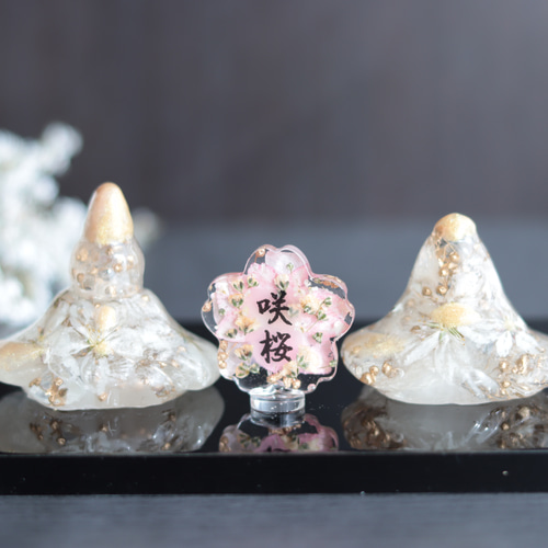 creema限定・受注製作品】「小花を閉じこめて」固まるハーバリウム