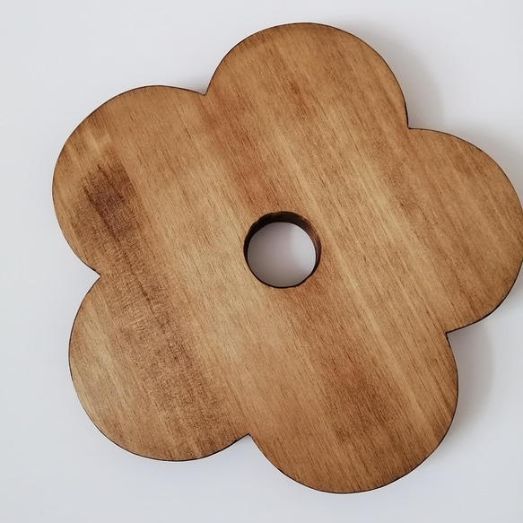 大きめお花鍋敷き♡ 2枚目の画像