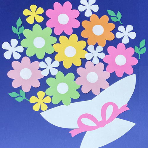 壁面飾り 花束 型紙 LONDON 通販 13355288｜Creema(クリーマ