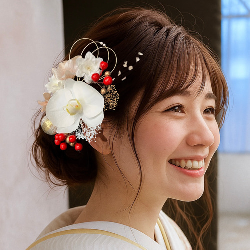 紫白 和装髪飾り 成人式 振袖 前撮り 色打掛 結婚式 ブライダル 卒業式 袴 wa177-4.jpg