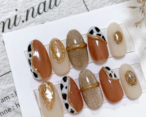 ネイルチップ ネイルチップ（つけ爪） tomii 🧸.*˚ 通販 13356599