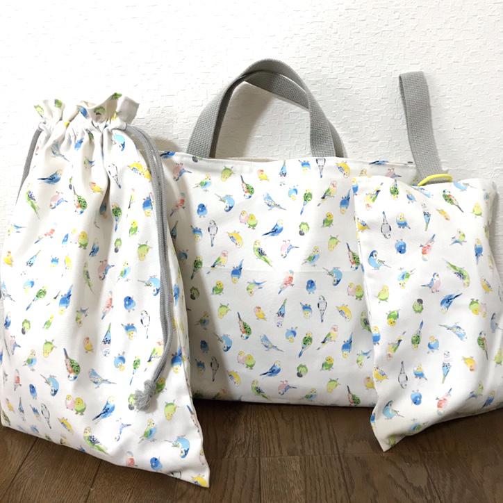 【再販】★入園、入学★レッスンバッグ、お着替え袋、シューズ袋セット