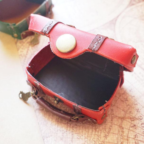旅人の革トランク【スチームパンク風】小物入れ オビツ11 ミニチュア