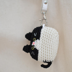 Hachiware Cat AirPods Pro 保護套｜Amigurumi 矽膠保護套 第5張的照片