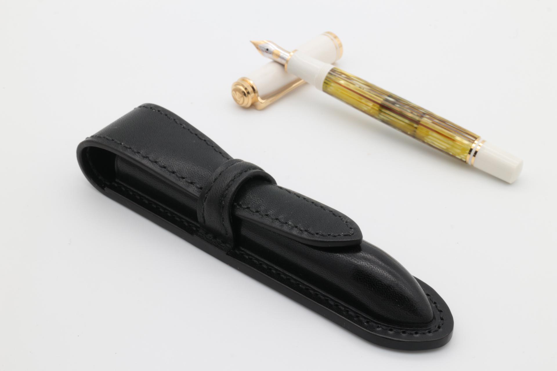 1本挿し万年筆ケース　絞りタイプ 　M400が収納出来ます（送料無料）　ペンケース