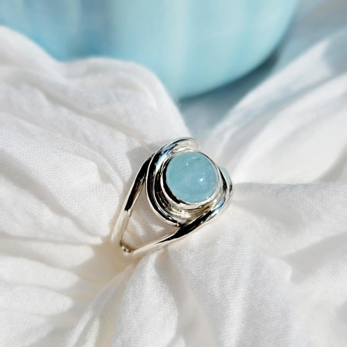 マシューキャンベルシルバーリング　アクアマリン マシューキャンベルシルバーリング アクアマリン