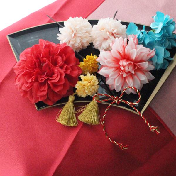 ダリアとマムのヘッドアクセ