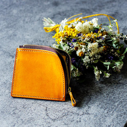 No.28 L-Zip Wallet【MIMOSA YELLOW】 1枚目の画像