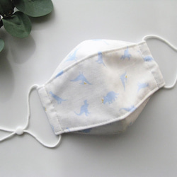 ☆送料無料☆子供用舟形マスク ガーゼタイプ ゴム調整ストッパー付