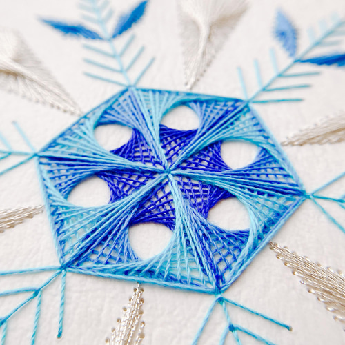 刺繍絵画　[紫雲]作 OLY-K7587 オリムパスクロスステッチ刺繍キット ART GALLERY