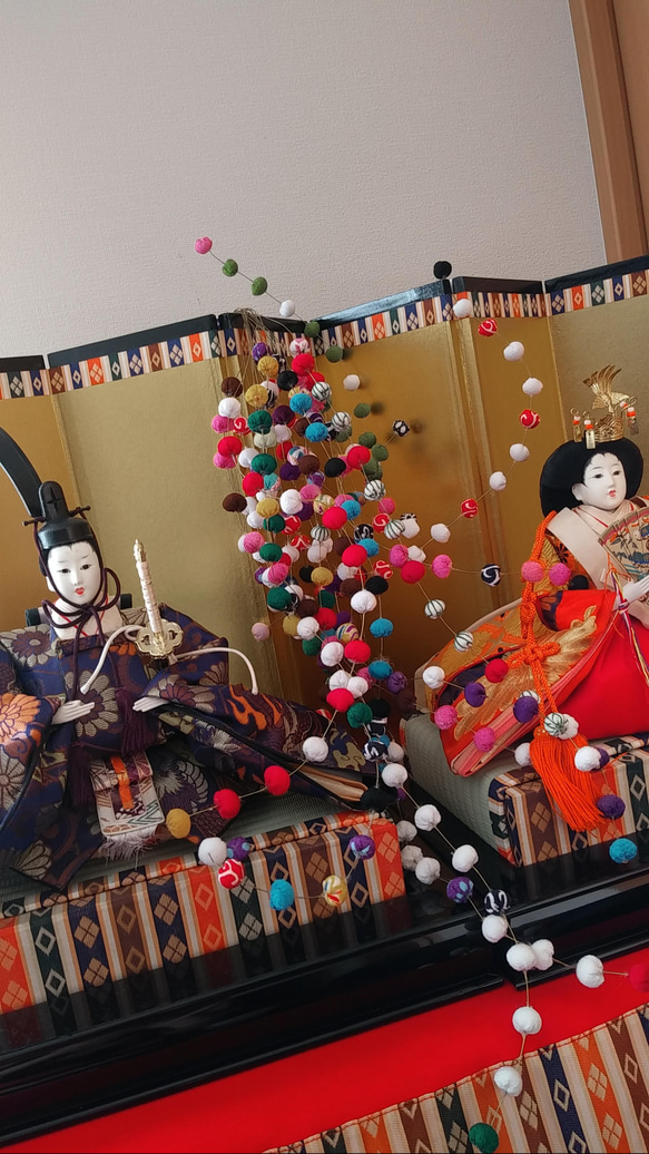 吊るし雛 雛人形 ちりめん細工 ハンドメイド ひな祭り 節句