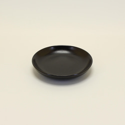 Ishiko　石粉塗り　小皿　黒 2枚目の画像