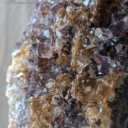 【Amethyst with Cacoxenite】カコクセナイト共生アメジスト｜紫水晶｜ミナスジェライス州 ｜455g 11枚目の画像