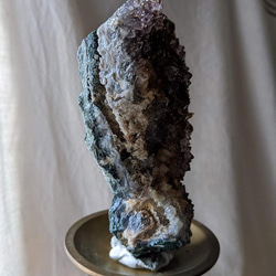 【Amethyst with Cacoxenite】カコクセナイト共生アメジスト｜紫水晶｜ミナスジェライス州 ｜455g 15枚目の画像