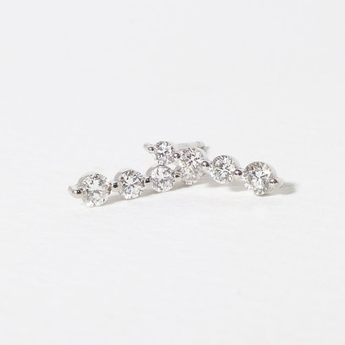 天然ダイアモンド　ピアス 天然ダイヤモンドピアス0.52ct k18 ピアス（スタッド・一粒