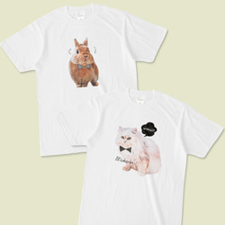 うちの子Ｔシャツ☆イラストVer.（いぬ ねこ 犬 猫 ネコ ペット うさぎ ウサギ ハムスター パンダ） 2枚目の画像