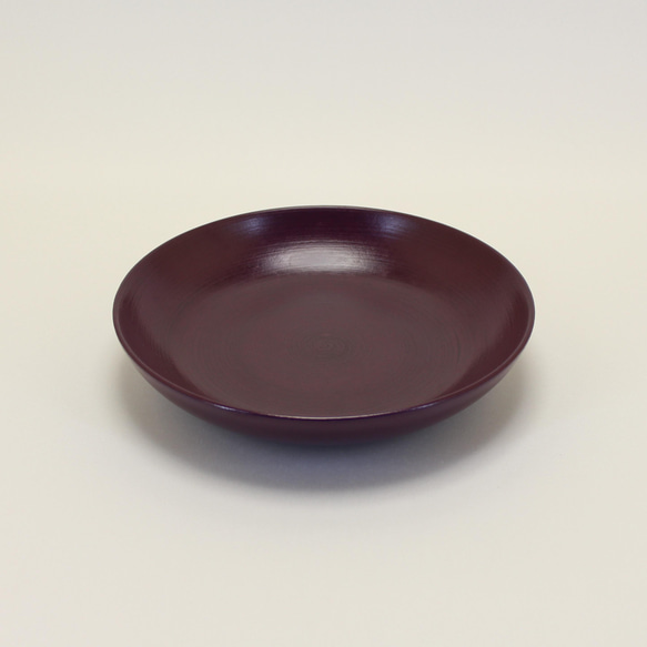 Ishiko　石粉塗り　深皿　紫 1枚目の画像