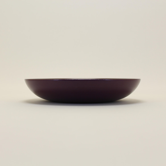 Ishiko　石粉塗り　深皿　紫 2枚目の画像