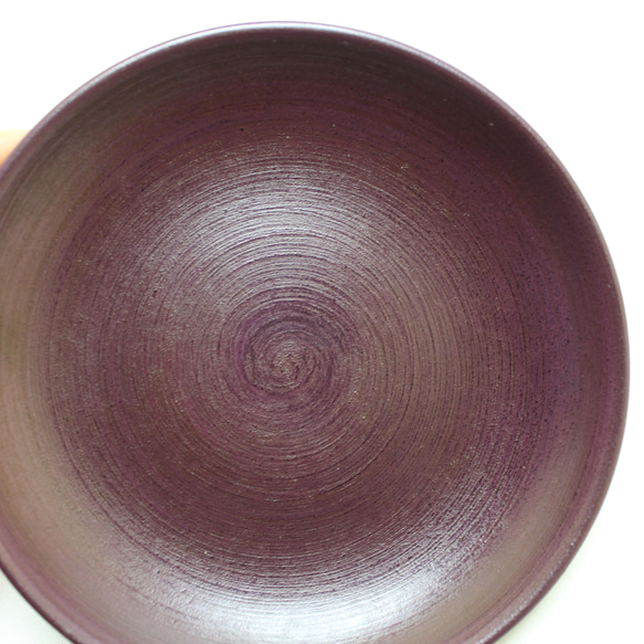 Ishiko　石粉塗り　深皿　紫 3枚目の画像