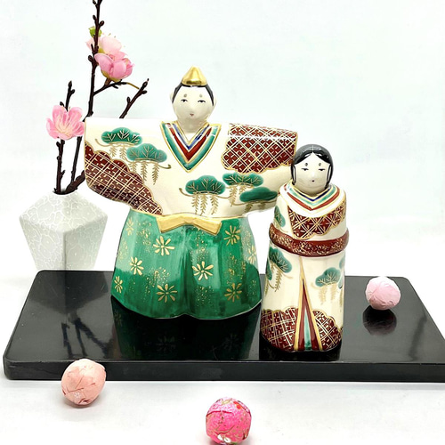 京焼きもの 陶器雛人形 京焼きもの 陶器雛人形