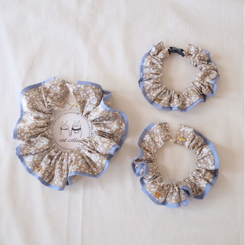 再販♪猫用・シュシュ首輪（ハルイロ） リード・首輪 tumbler3 通販