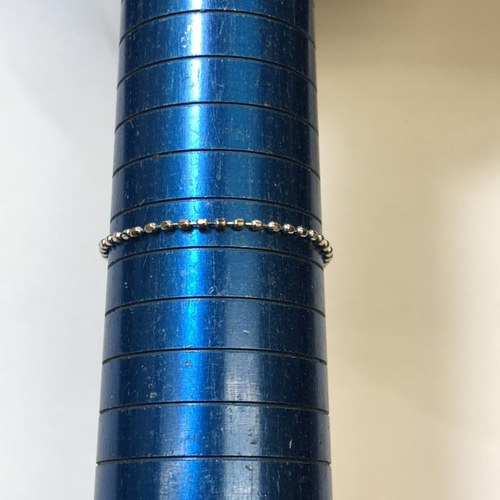 プラチナ 0.8mmカットボール チェーンリング PT850 指輪 指輪