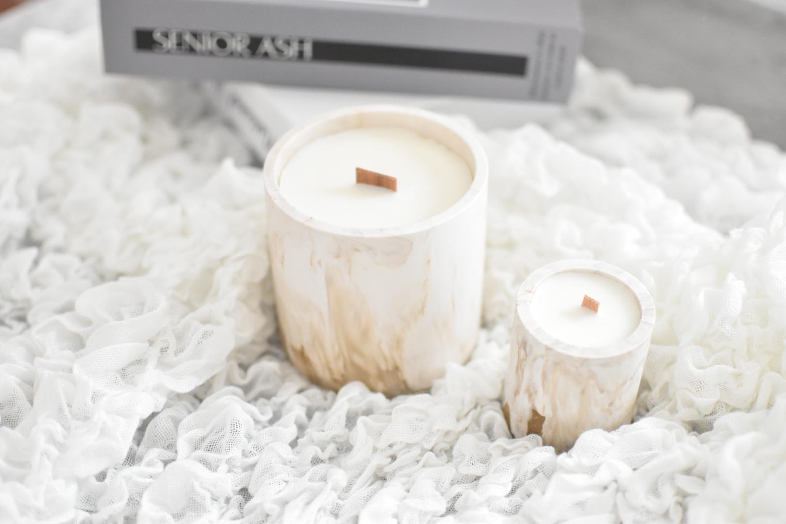 Flow candle Lサイズ〈Brown〉 キャンドル・キャンドルホルダー