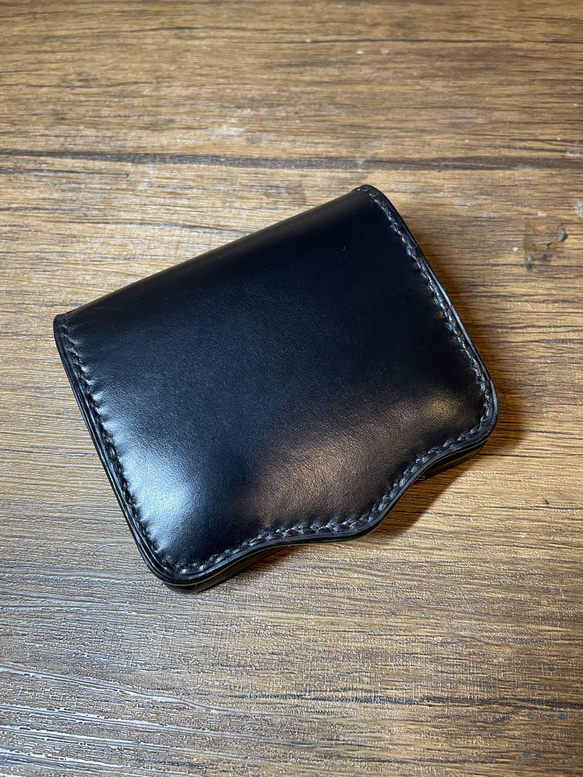 ★クロムエクセル/ブラック/二つ折り財布