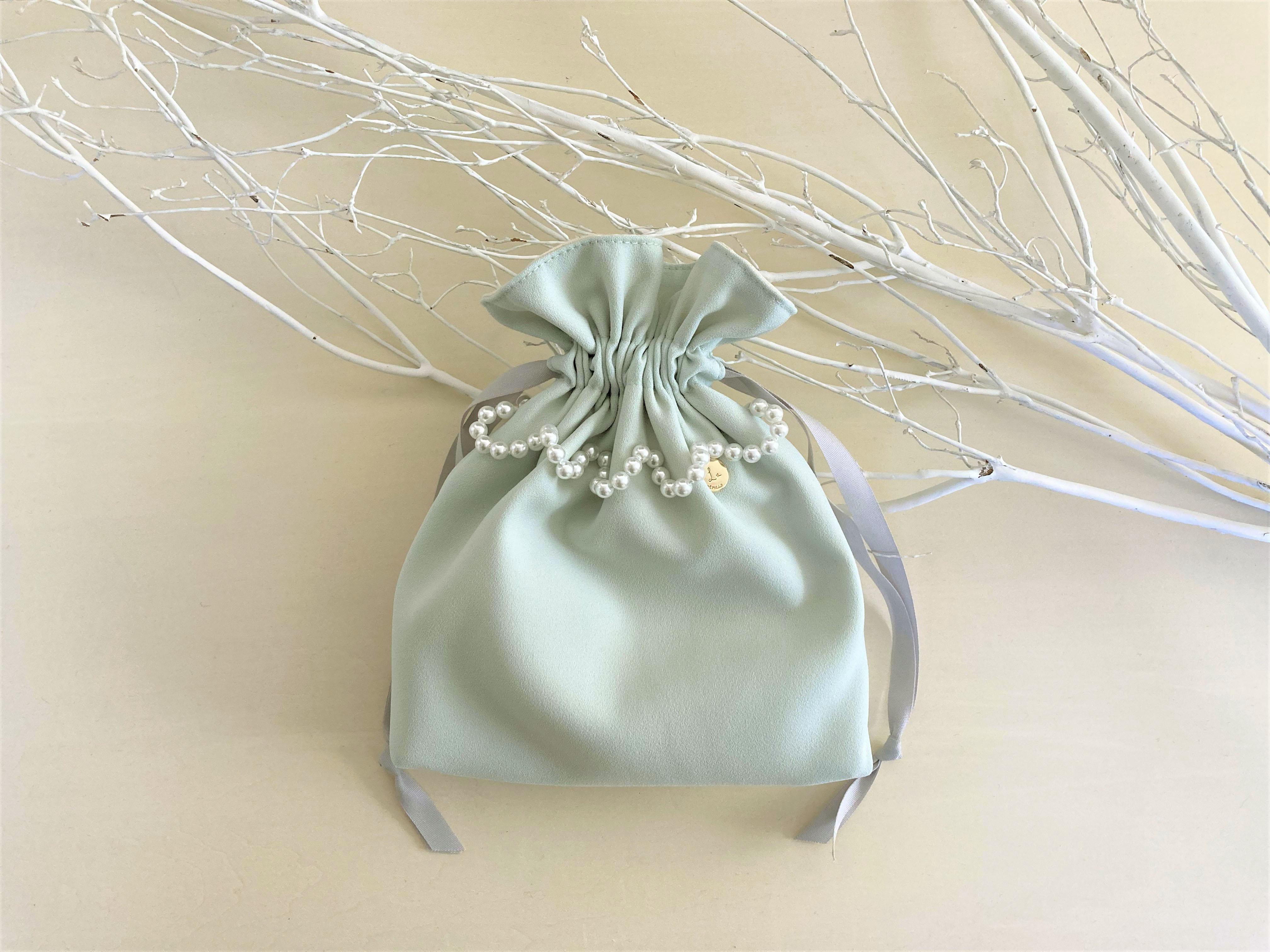 ayakawasaki 巾着　ポシェット　mint ミント ayakawasaki 巾着 ポシェット mint ミント