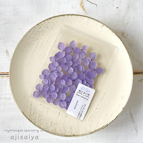 あじさい 花びら【国産 アナベル・むらさき 30枚】あじさいのお福分け