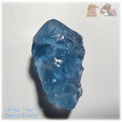 ◇ 秘蔵品 宝石質 特殊希少カラー ブルーフローライト 欠片 結晶 蛍石