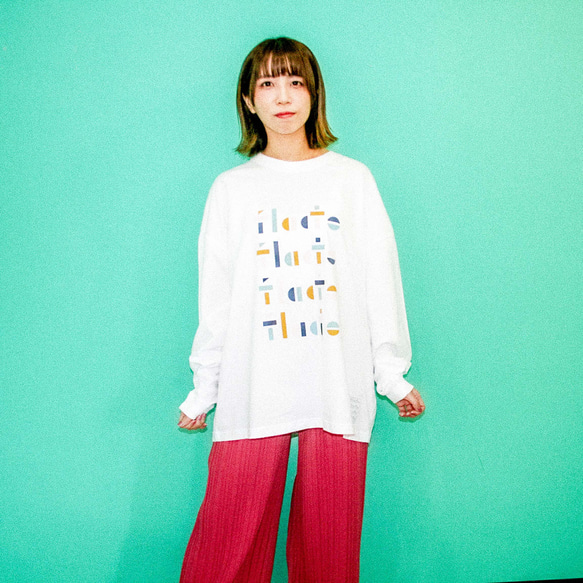 【ロングTシャツ】flacte logo long-sleeve shirt 8枚目の画像